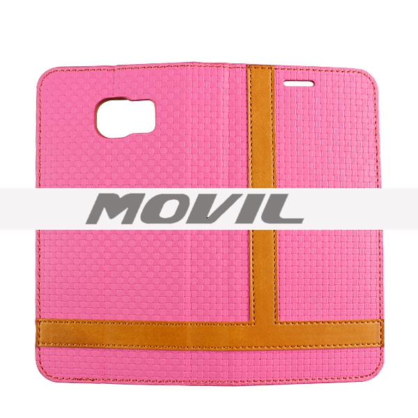 NP-2659 Funda de cuero para Samsung Galaxy S6 -4